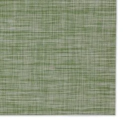 DII PVC Tweed Placemat Set 6 Piece, Fig Green, 13x17.25"