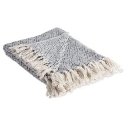 50"x60" Fields Of Diamond Throw Blanket - Design Imports -Design Imports GUEST a3dc4103 9679 402d 9e9c 8492536b5bbd