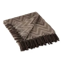 50"x60" Zig-Zag Chevron Throw Blanket - Design Imports -Design Imports GUEST a4e2d158 beb6 43aa 98b7 c51a992f6ff7