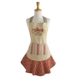 Design Imports Gather Together Ruffle Apron