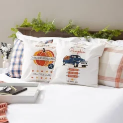 4pk 18"x18" Autumn Plaid And Printed Square Throw Pillow Covers - Design Imports 17 4pk 18"x18" Autumn Plaid And Printed Square Throw Pillow Covers - Design Imports -Design Imports GUEST a5df3c3b c9a4 4894 8862 7d9269280f01