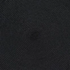 Design Imports Black Indoor/Outdoor Round Placemat Set/6 -Design Imports GUEST a6bb0056 8410 4fc6 a327 3f70f02bd933