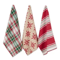 Design Imports Assorted Christmas Dishtowel Set 3 Piece, 18X28", Scandinavian Snowflakes 15 Design Imports Assorted Christmas Dishtowel Set 3 Piece, 18X28", Scandinavian Snowflakes -Design Imports GUEST a7661a3f 3395 4a01 8d0e f914839770c6