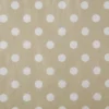 Design Imports Natural Polka Dot Vinyl Tablecloth 70 Round