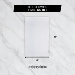 Design Imports Mocha Waffle Weave Dishtowel Set/6