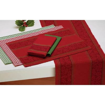 Design Imports Tango Red Houndstooth Placemat Set/6 4 Design Imports Tango Red Houndstooth Placemat Set/6 - Image 4