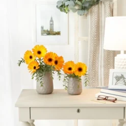 Design Imports Stone Matte Dimple Texture Ceramic Canister Set/2 -Design Imports GUEST ab9f3216 341f 44e0 b84e 9bb332e7e1a9