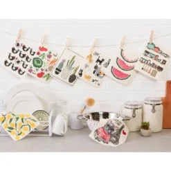 Design Imports Swedish Dishcloth Set/3, Reusable & Absorbent, Succulents -Design Imports GUEST adc3cbd2 8faf 4e65 9ad3 16c0c235e724