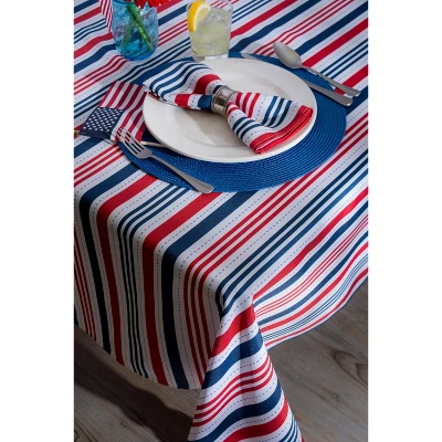 Design Imports Patriotic Stripe Outdoor Tablecloth With Zipper 60X120 1 Design Imports Patriotic Stripe Outdoor Tablecloth With Zipper 60X120