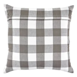 4pk Assorted Throw Pillow Covers Gray/White - Design Imports -Design Imports GUEST afeaf909 ac14 4d05 a109 b60eadd38f54