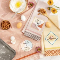 Design Imports Bungalow Embellished Dishtowel Set/3 15 Design Imports Bungalow Embellished Dishtowel Set/3 -Design Imports GUEST b075158c 9a42 487b 9e14 4c630fb18a0f