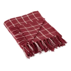 50"x60" Checked Plaid Throw Blanket - Design Imports -Design Imports GUEST b0aac8cc ab9b 4725 9d12 64b622eb0ad3