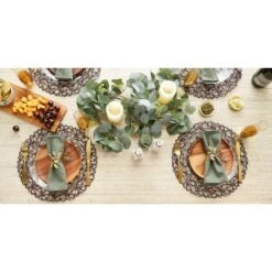 Design Imports Eggplant Woven Paper Round Placemat Set/6 13 Design Imports Eggplant Woven Paper Round Placemat Set/6 -Design Imports GUEST b0c153a6 fa90 4d83 9145 49fb0a2e201f