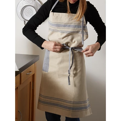 Design Imports Nautical Blue French Stripe Chef Apron 5 Design Imports Nautical Blue French Stripe Chef Apron - Image 5