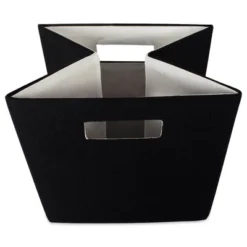 Polyester Cube Solid Black Square 11x11x11 -Design Imports GUEST b2304afe 3e85 4373 b048 63db8153c4b1