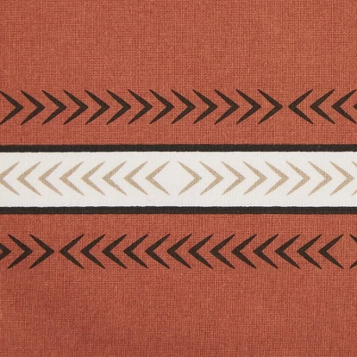 4pk 18"x18" Aztec Printed Square Throw Pillow Covers Clay - Design Imports 4 4pk 18"x18" Aztec Printed Square Throw Pillow Covers Clay - Design Imports - Image 4