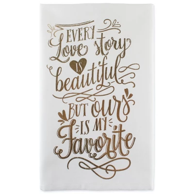 Design Imports Love Story Printed Dishtowel (Set Of 2) 3 Design Imports Love Story Printed Dishtowel (Set Of 2) - Image 3