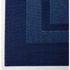 DII PVC Doubleframe Indoor/Outdoor Placemat Set/6, Nautical Blue, 13x17.25" -Design Imports GUEST b29fa7d9 3cb3 4e7d ad84 04bea43ec52e