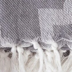 Design Imports 50"x60" Lattice Throw Blanket Gray -Design Imports GUEST b2d41e45 da9f 4bf0 8f28 d31d0c28d0c8