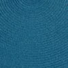 DII Solid Woven Placemat Set 6 Piece, Storm Blue, 15" Dia