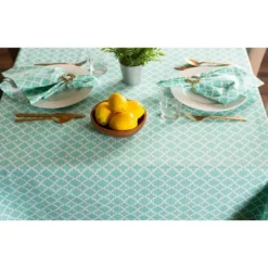 Design Imports Aqua Lattice Tablecloth 60X84 10 Design Imports Aqua Lattice Tablecloth 60X84 -Design Imports GUEST b3157df5 8cac 4bb9 95dd d146d9afd6f9 2