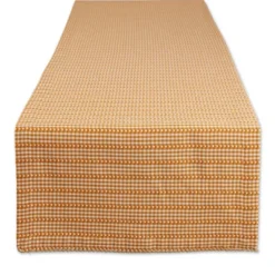 Design Imports Gingham Check Table Runner, Pumpkin Spice, 14X108" 15 Design Imports Gingham Check Table Runner, Pumpkin Spice, 14X108" -Design Imports GUEST b4a22f0c 9f06 464a 8ac3 c871cca70d0e