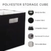 Polyester Cube Solid Teal Square 13x13x13
