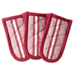 Design Imports Pan Handle Potholder Set 3 Piece Barn Red 6X3" -Design Imports GUEST b51112da 28aa 4b59 b288 524034b6f83b