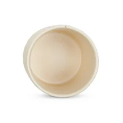 Design Imports Antique White Matte Retro Vine Texture Ceramic Canister Set/3