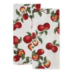 Design Imports Oven Mitt, Potholder And Dishtowel Kitchen Set 4 Piece, Apple Orchard -Design Imports GUEST b5c62458 8fe8 42aa a63b 329ed5c0ed7b