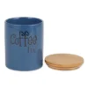 Design Imports Blue Coffee/Sugar/Tea Ceramic Canister Set/3