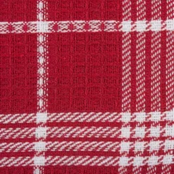 Design Imports Windowpane Waffle Dishcloth Set 12 Piece, 13X13", Red -Design Imports GUEST b62338c2 29fd 4cbc b8be 7a7f4e95adb5