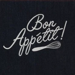 Design Imports Bon Appetit Denim Embroidered Apron -Design Imports GUEST b78c7097 1c91 45fa b26d f322ad8468c4