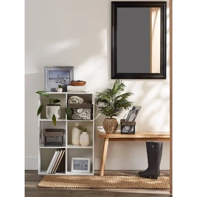 Design Imports Set Of 6 Antique Silver Finish Farm House Baskets 5 Design Imports Set Of 6 Antique Silver Finish Farm House Baskets - Image 5