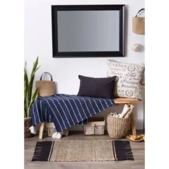 50"x60" Slub Striped Throw Blanket - Design Imports -Design Imports GUEST b855be0e cd14 41e0 a3b7 3c9971aef659