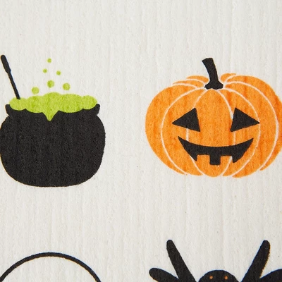 Design Imports Spooky Swedish Dishcloth Set/3 4 Design Imports Spooky Swedish Dishcloth Set/3 - Image 4