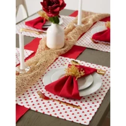 Design Imports Lil Hearts Ribbed Placemats Set/6 14 Design Imports Lil Hearts Ribbed Placemats Set/6 -Design Imports GUEST b954e644 a948 4fe0 8867 a78bffe1aa91