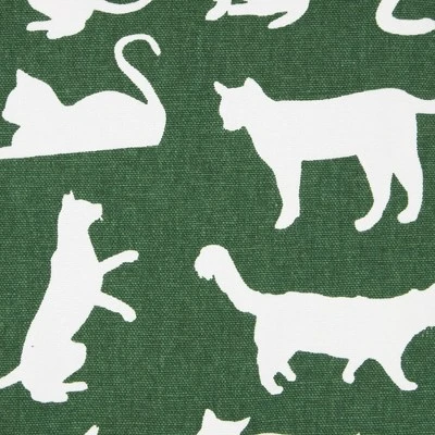 Design Imports Hunter Green Cat Print Chef Apron 8 Design Imports Hunter Green Cat Print Chef Apron - Image 8