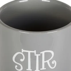 Design Imports Gray Stir It Up Ceramic Utensil Holder -Design Imports GUEST ba202897 ec66 41a8 8b66 f77a4bf94fdd