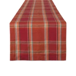 Design Imports Autumn Spice Plaid Table Runner 14X108 -Design Imports GUEST ba747c89 7091 43b4 9673 292e5bca8e73