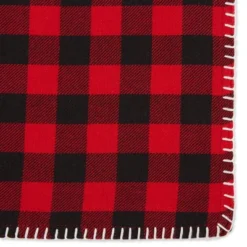 DII Buffalo Check Placemat Set 6 Piece, Red & Black, 13x19" -Design Imports GUEST babaa7c8 04d7 4ef5 887c c9aef9fb62e4