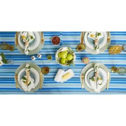 Design Imports Blue Ocean Stripe Print Outdoor Tablecloth With Zipper 60X120 -Design Imports GUEST bb8ea30d 3c9c 44f5 9c41 dd07c25bb7c2 1