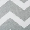 Nonwoven Polyester Cube Chevron Gray Square 11x11x11 Set/4
