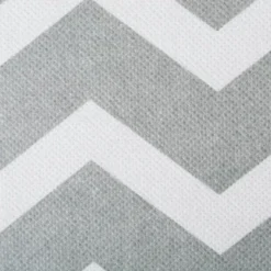 Nonwoven Polyester Cube Chevron Gray Square 11x11x11 Set/4