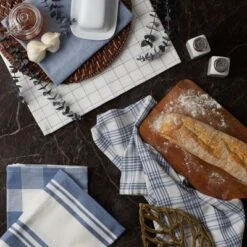 Design Imports Stonewash Blue Asst Everyday Dishtowel Set/5 -Design Imports GUEST bbd563bb 7535 4cd2 b879 6373a439a304