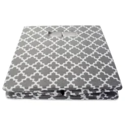 Polyester Cube Lattice Gray Square 13x13x13 -Design Imports GUEST bcac4ab7 ed0b 45cb 9e4a f4ab5525b916