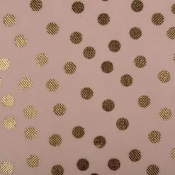 Nonwoven Polyester Cube Dots Millennial Pink/Gold Square 11x11x11 Set/4 -Design Imports GUEST bcacc28f 691d 4a01 b3eb e43948f6875a 1