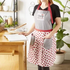 Design Imports Kissing Booth Embellished Skirt Apron -Design Imports GUEST c13293ea 7660 4d4f a0a7 0d8449a17eb5