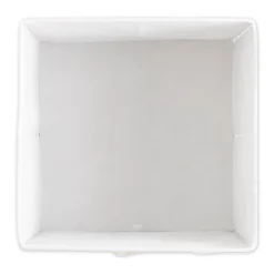 Set Of 4 11" X 11" X 11" Nonwoven Polyester Herringbone Square Storage Cube Gray - Design Imports -Design Imports GUEST c143cf39 e53f 404c 9576 ebad04a89acc