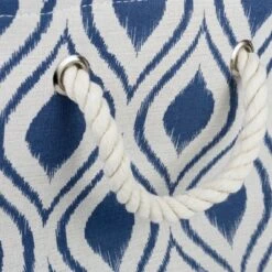 Design Imports Polyester Bin Ikat French Blue Rectangle Large 17.5X12X15 -Design Imports GUEST c164d8c1 f6dc 4fc9 b124 dd2cbe5065c7